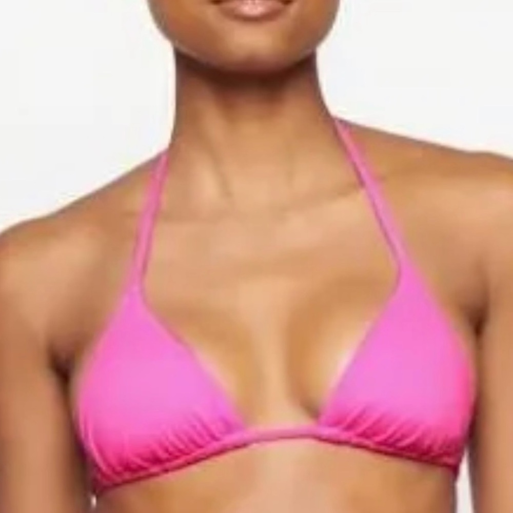 SKIMS Vibrant Pink Bikini Top